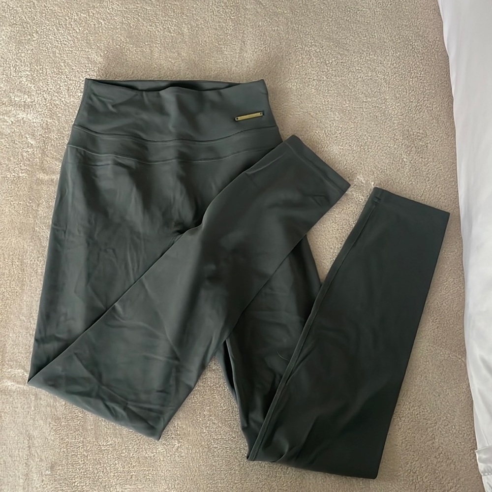 Gymshark Whitney Simmons Leggings teal blue grey XS